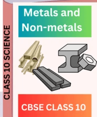 Metals and Non-metals CLASS 10 CBSE WORKSHEET